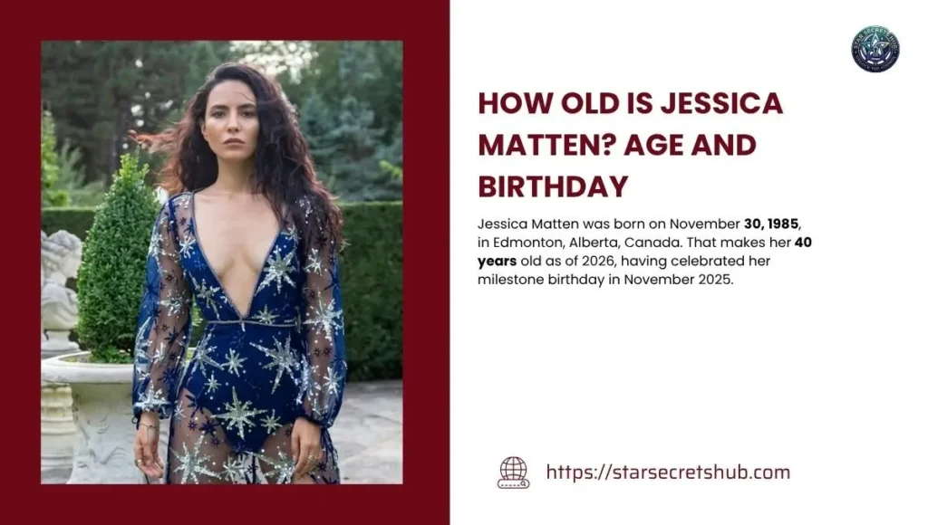 How Old is Jessica Matten? Age and Birthday
