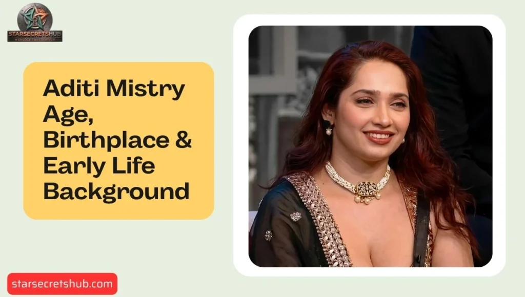 Aditi Mistry Age, Birthplace & Early Life Background